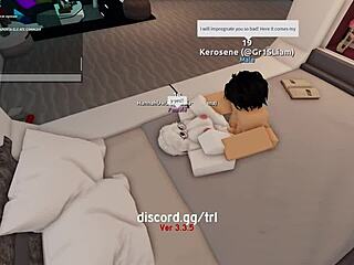 I get fucked and filled with creampie by horny man in roblox condo game.