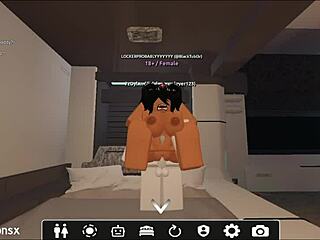 Prokletstvo, ova gringa žudi za divljim seksom u Roblox igri!