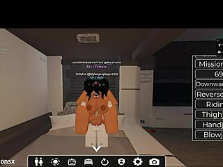 Damn, This Gringa Craves Wild Sex in Roblox Game!
