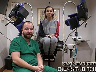 kalani luana's latex ass gets cum-blasted backstage in pov, moaning loudly