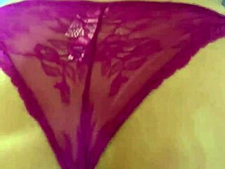 latina with big ass in thong bent over on all fours