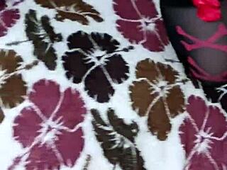 Skinny Latina Neighbor Tries New Lingerie and Gets Creampied by Huge Cock