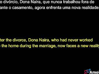 hey neighbors, after the divorce, you really helped out mature brazilian dona naira with that big ass blowjob action says the guy