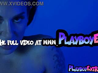 oh man, check out petite busty milf joanna angel stripping from her colorful neon lingerie