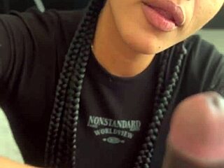 blowjob pov with huge bbc from amateur couple