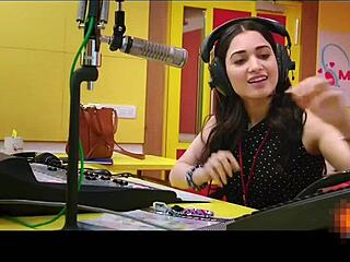 Tamanna showing off her legs in shorts 😊