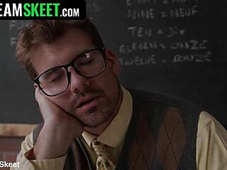 Master Debater Girls in Risky Threesome with Blowjob and Pussy Lick