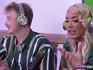 little puck and her stepson mike have americas hottest and naughtiest podcast and today with their special guest madison blaze and jimmy