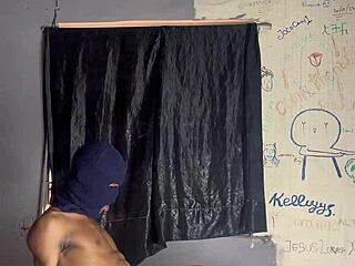 ebony babe takes huge curved black cock deep in intense anal orgasm