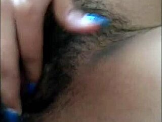 Small teen tists masturbating in solo session.