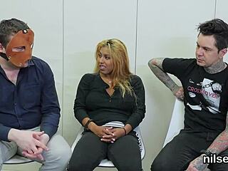 peculiar chick endures painful anal therapy in bizarre asylum