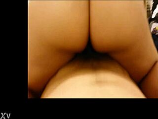 Big Booty BBW Japanese Girlfriend Rides Cock In Reverse Cowgirl