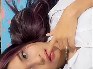 After a hot massage a BRUNETTE gets a GOOD FUCKING casero real with BIG ASS