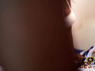 My wife's big ass contrasts with the black housewife's tits