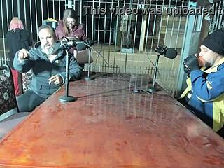 so ma santos oficial and binho ted are inviting rafão otaku to give his ass to luana reis live on incancelaveis podrecast, it's all amateur action.