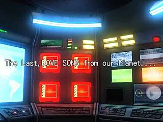 Hatsune Miku appears in Hello Planet Project Diva with a full nude mod featuring her cat costume completely exposed