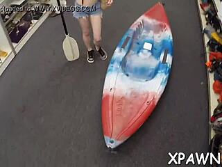 Fine booty amateur gets filled with cum in tight pussy!