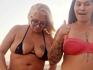 I remember talking dirty on the beach with my slutty friend, then we took that young guy's virginity we found there