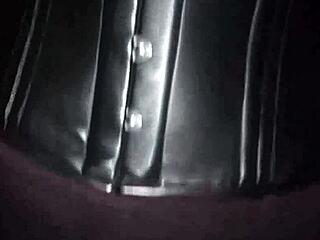 Tied big bbw tits get punished the rough way in garage