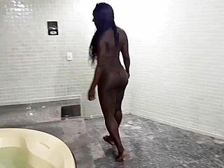 i'm a african descendant with shiny skin climbing stairs naked to tease you, but i meant to say excite 😅