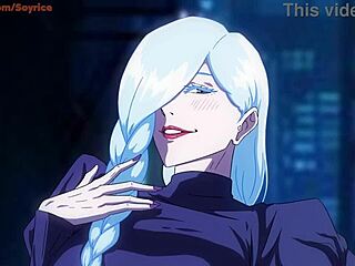 mei mei is sucking a stranger's monster cock in jujutsu kaisen style, deepthroat and all