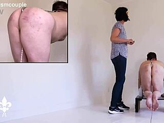 Intense Caning And Fisting Session In Part 1 With Bound Slave Getting Punished Hard!
