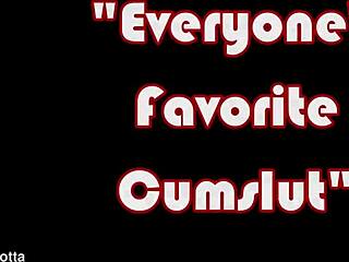 Cumlotta hunter dominates the glory hole slut with facial and blowjob.