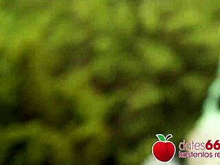 Why does this blonde milf Sophie Logan get picked up for outdoor POV doggystyle riding on public stairs?