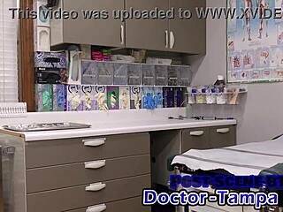 Dr Tampa Handles Commissary Cash with Serena Morgan! Backstage Humiliation in Florida with Handcuffs and Gloves.