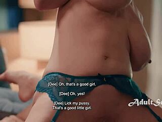 Milf dominates her young 18+ redhead submissive lesbian lover in hardcore scissoring.