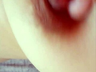 Watch Gretala pinch her big natural tits nipple hard!