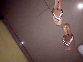 Fat Milf Licks In Lingerie Striptease