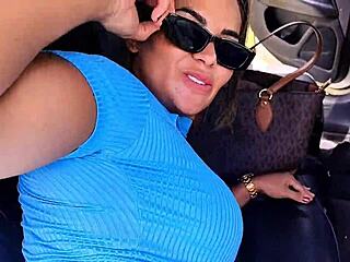 Man I love flashing in public spots especially with a big cock pounding my ass like in this adventure with luna oliveira and vagninho