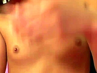 Blonde girl rides cock hard