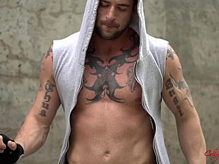 Whoa This Hung Muscular Boxer Gets A Wild Blowjob From His Deviant Trainer!