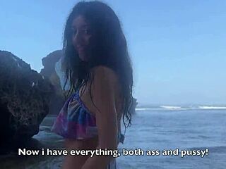 Meeting a beautiful mermaid on an island and giving her legs for adventure