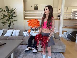 High Kicks Meets Deep Dicks In Porn Audition