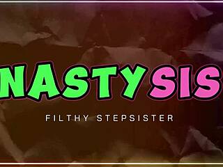 Nasty Stepsis Gets Wet Pussy Fucked And Licked In Kitchen Reality Scene