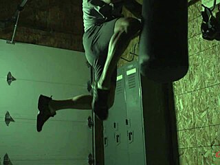 Whoa This Hung Muscular Boxer Gets A Wild Blowjob From His Deviant Trainer!