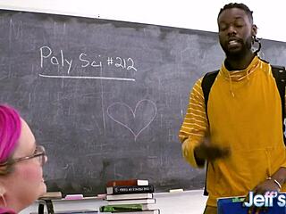 sexy fat tutor sara star rides her hung black student