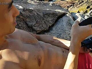 Hot Latinas Caught Peeing On Beach!