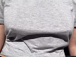 my horny stepmom artemisia love has big boobs bouncing outdoor!