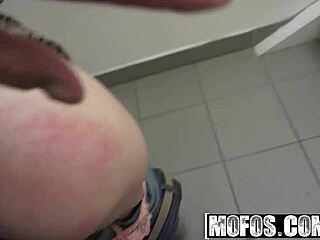 public pick up with denisa heaven's tits and blowjob