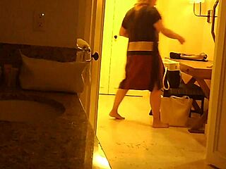 spying on mature milf with hidden cam in voyeur session