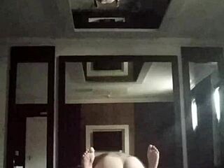 Latina Cuckold Flashes Pussy While Bull Licks Her In Hotel.