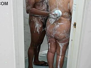 i'm taking shower with lucky asian boy