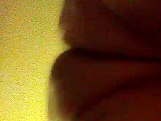 bareback doggystyle fucking in living room quickie with bent over action.