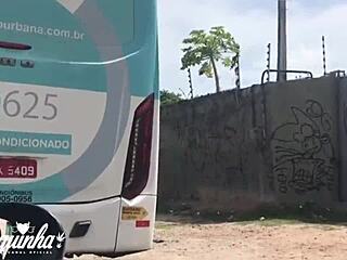 The young girl starts masturbating in the uber, and ends up giving her ass