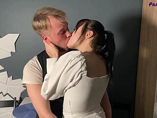 Cutie Sara Bork fucked in tan pantyhose