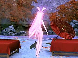 Megurine Luka's Passionate Nude Display In Project Diva Mod